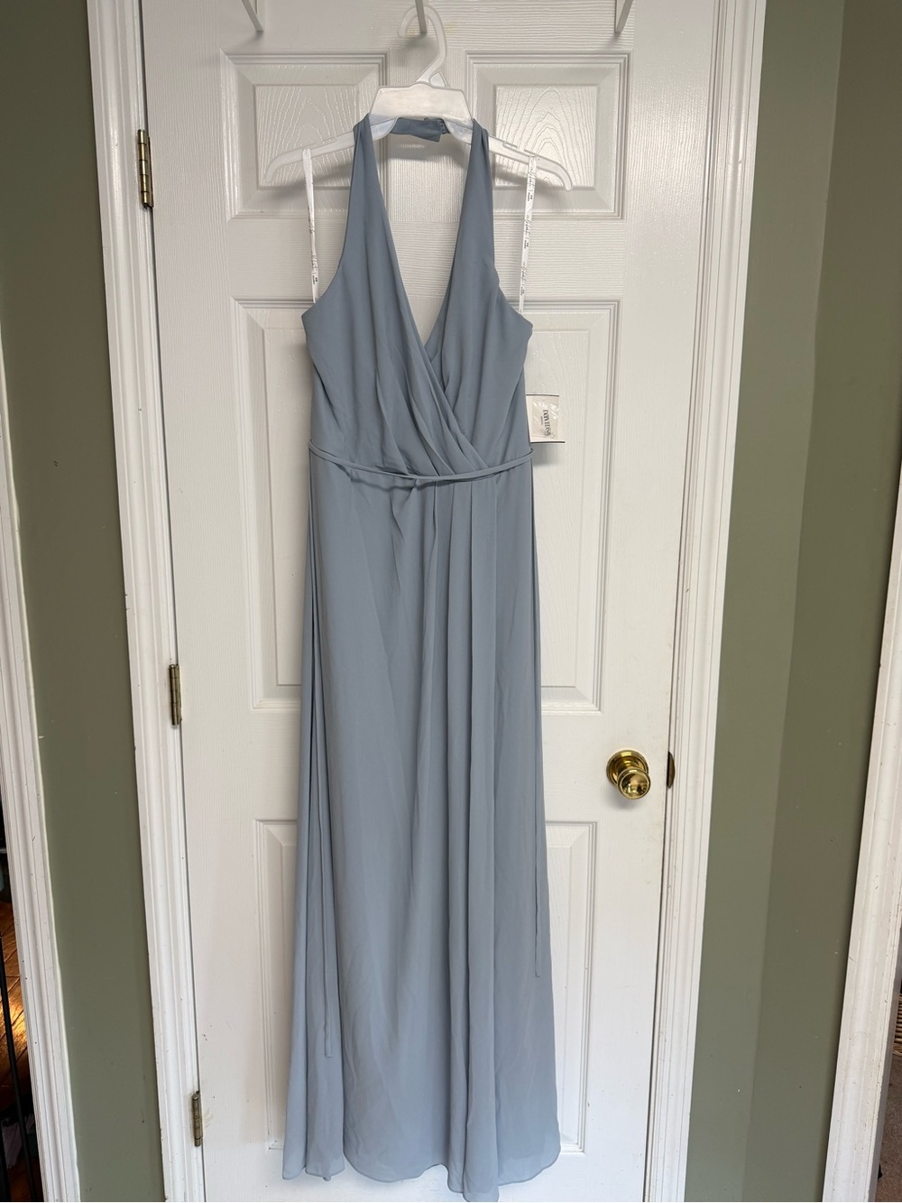 David's Bridesmaid Formal Blue Bridesmaid Dress NWT